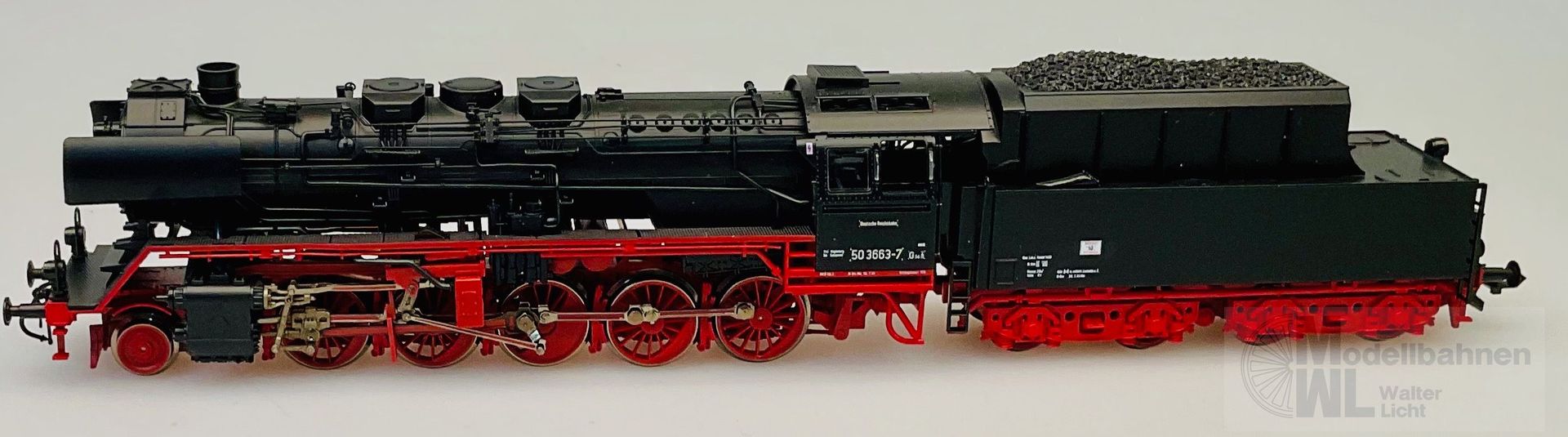 Roco 63253 - Roco - Dampflok BR 50 3663-7 DR Ep.IV H0/GL